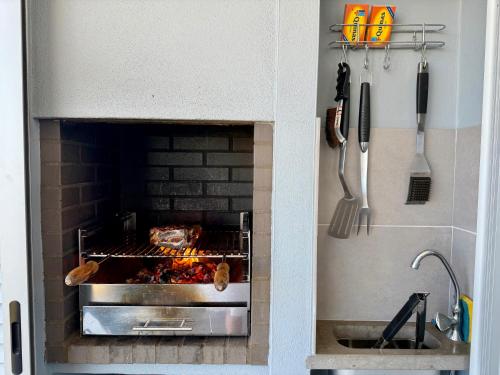 Gabbiana apartment terrace BBQ and pool