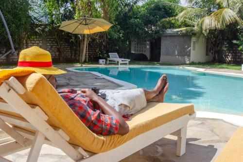Bazén v ubytování Shimba Springs Bustani (Malindi) nebo v jeho okolí