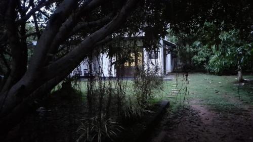 ダンブッラにあるThe Trees Dambullaの木と柵のある家庭