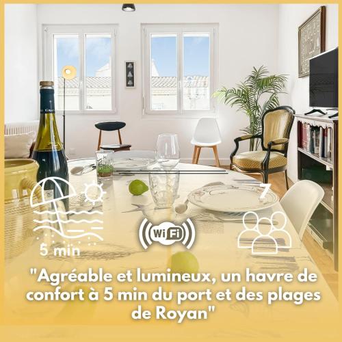 Royan calme & central, Famille, pro, plage