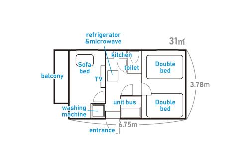 SC Hotel Umejima #101 - 3min to Station Easy Access Ueno Asakusa Skytree Sleeps 5