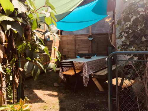 Ein Garten an der Unterkunft Gite Galy - Maison de montagne