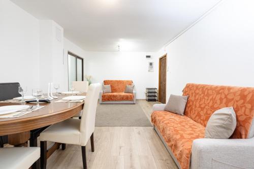 Et opholdsområde på Apartament Cetate