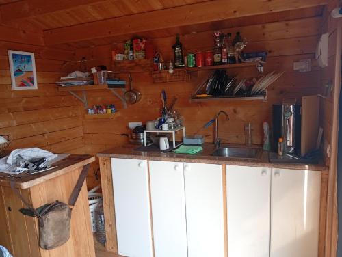 Η κουζίνα ή μικρή κουζίνα στο Ocean Atlantico view