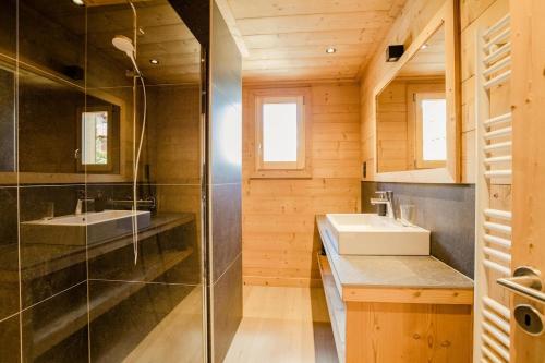 Ένα μπάνιο στο Chalet Cerf Blanc
