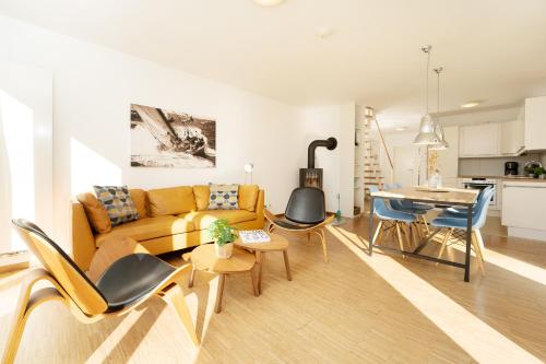 Kuchyň nebo kuchyňský kout v ubytování Ferienhaus Haltermann