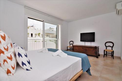 Postel nebo postele na pokoji v ubytování Dúplex en el centro del pueblo