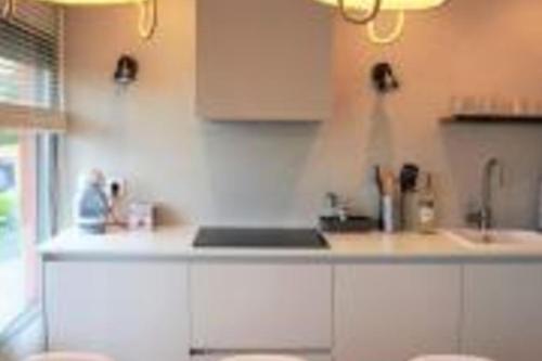 Dapur atau dapur kecil di Lovely Sea view Apartment in Gava