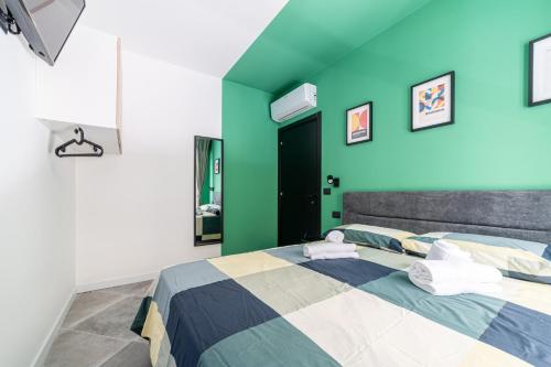 Postel nebo postele na pokoji v ubytování Casalmare Giulianova Scirocco - Maestrale