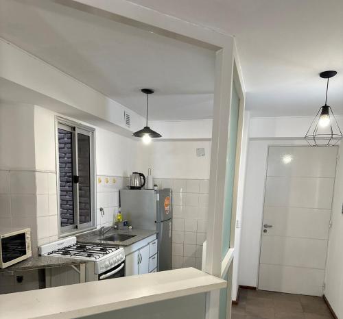 Kuchyň nebo kuchyňský kout v ubytování Satori Apart