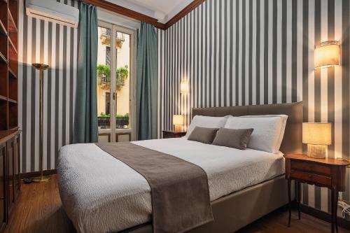 Classbnb - Luxurious and spacious 5-bedroom and 5-bath apartment, just 3 minutes from Milan central station metro, M2 green M3 yellow lines