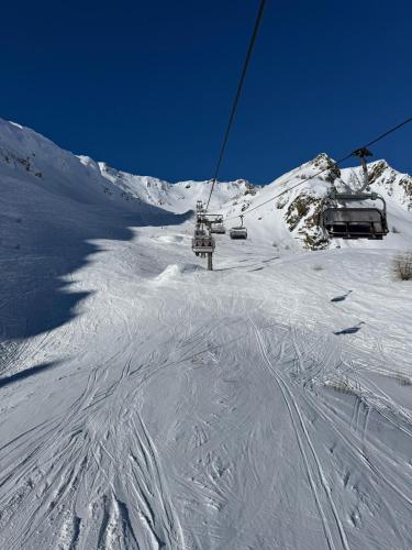 Lo Chalet delle Marmotte v zimě