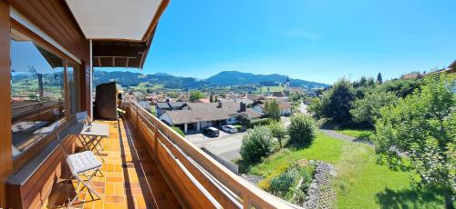 Nespecifikovaný výhled na hory nebo výhled na hory při pohledu z apartmánu