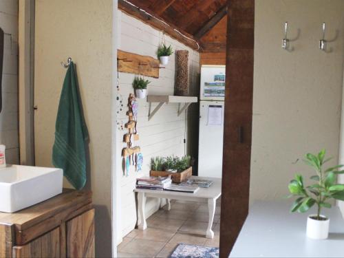 Koupelna v ubytování Umshanti