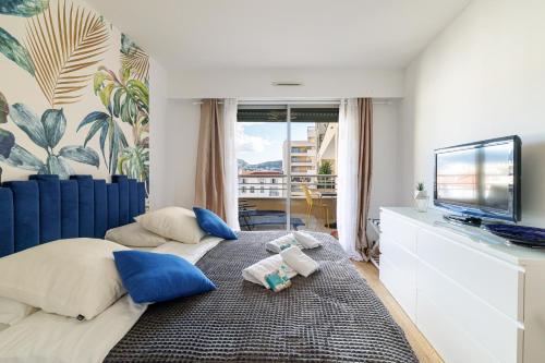 MY CASA - PALAIS MED 702 D - 2 bedroom Down Town with Terasse AC