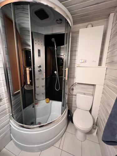 Koupelna v ubytování Świerkowa chata