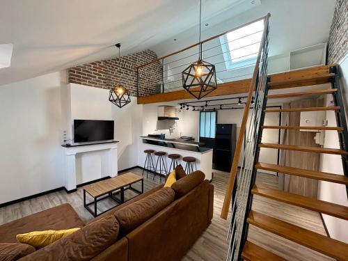 Charmant Loft 4 pers Au centre Douai Netflix