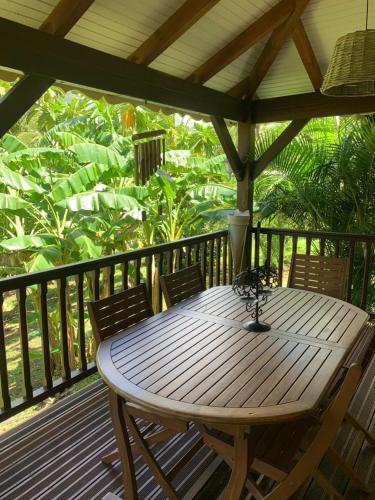 Ban công/sân hiên tại Chalet Kreol