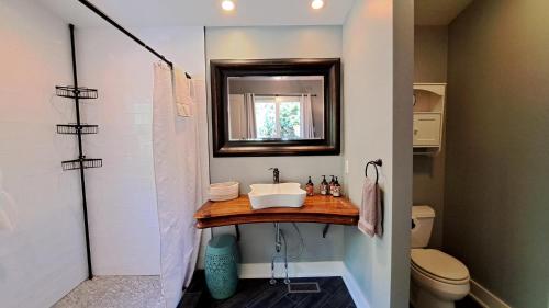 Un baño de Hidden Haven