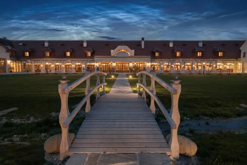 O edifício onde o hotel está situado