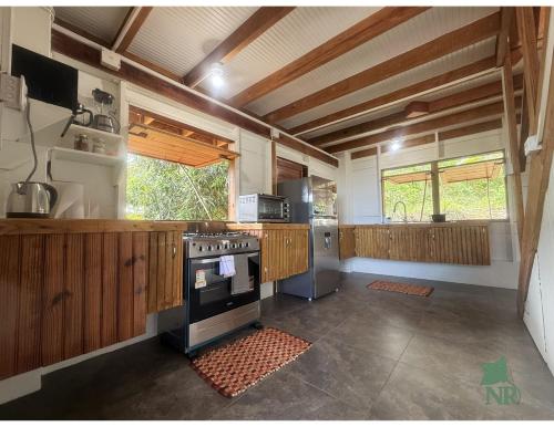 Kuchyň nebo kuchyňský kout v ubytování Xanadu