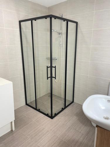 Phòng tắm tại Markuciai Studio