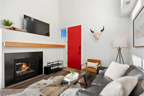 TV a/nebo společenská místnost v ubytování Quarry A28