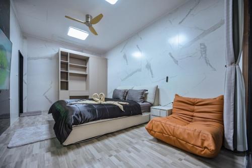 Postel nebo postele na pokoji v ubytování DreamHouse