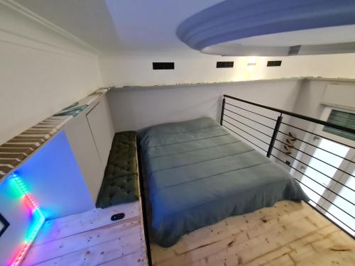 Postel nebo postele na pokoji v ubytování Moddy's loft