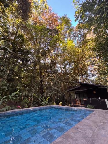 Piscine de l'établissement Finca Ardilla Jungle Lodge Appartement ou située à proximité