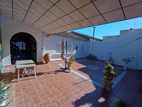 Ein Balkon oder eine Terrasse in der Unterkunft Casa Rural "AMARA" Bardenas