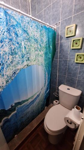 Et badeværelse på Hidden House