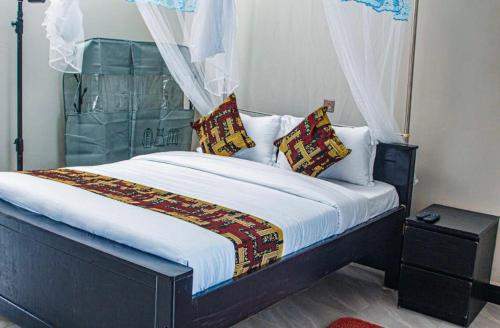 Ένα ή περισσότερα κρεβάτια σε δωμάτιο στο Sqore Lounge