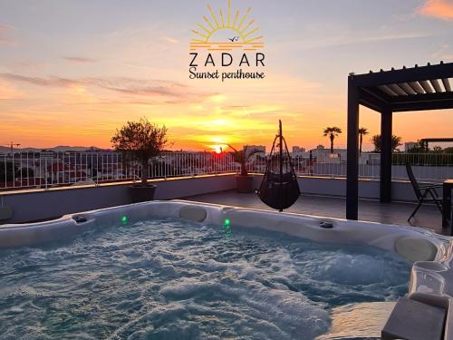 Zadar Sunset Penthouse with spectacular view and jacuzzi