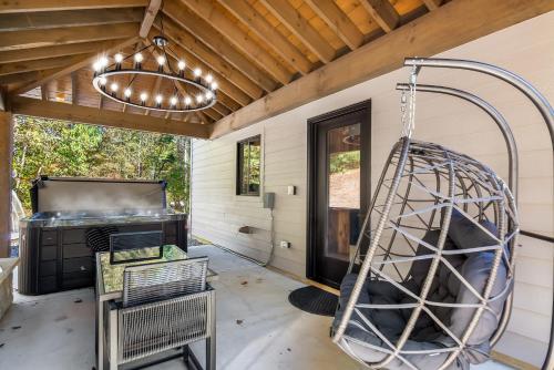 Gril dostupný pro hosty v prázdninového domu