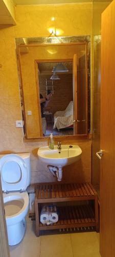 Koupelna v ubytování Ap1 Eyne 2600 Estación de Ski