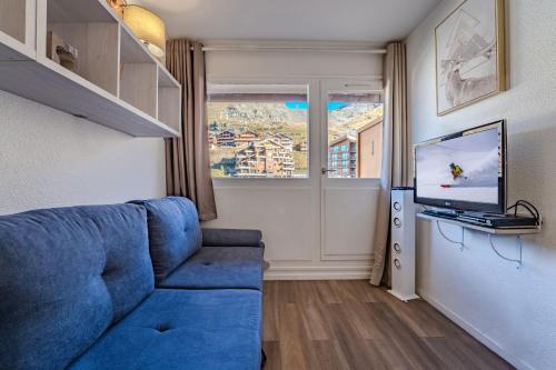 Heart of Val Thorens, Studio Apt, Balcony views