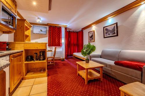 Val Thorens Charming 1 Bedroom Ski-in Ski out 4p - L'Eskival