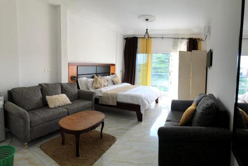 Postel nebo postele na pokoji v ubytování residence hoteliere samba