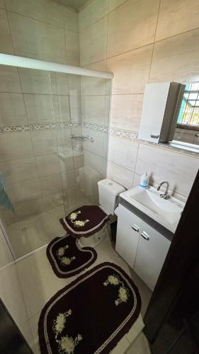 Koupelna v ubytování Apartamento 2 quartos