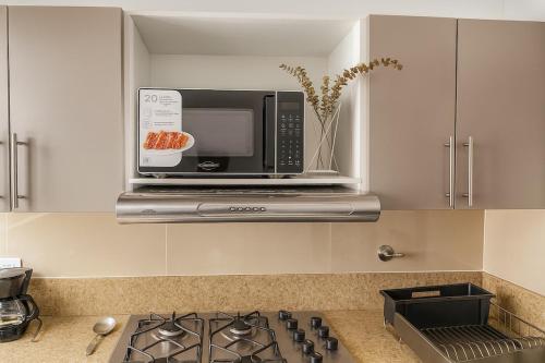 Küche/Küchenzeile in der Unterkunft Casa Bosques in Pilarica - Family and cozy