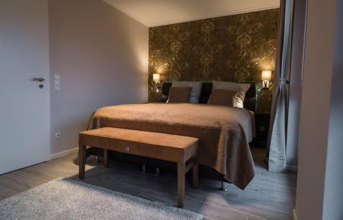 Katil atau katil-katil dalam bilik di Maison-Maack - Ihr Zuhause auf Zeit