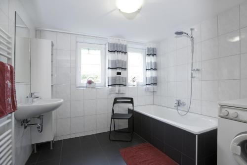 Kúpeľňa v ubytovaní Ferienwohnung Panorama