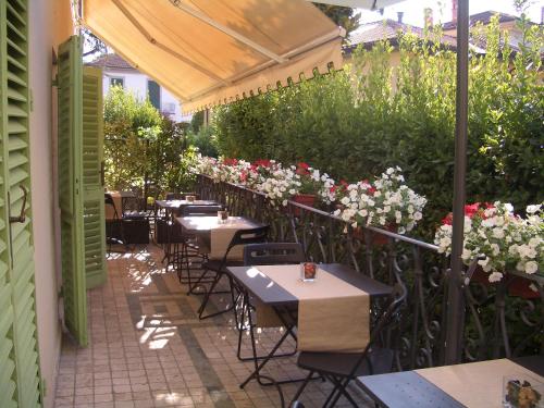 En restaurant eller et andet spisested på Lucca Relais