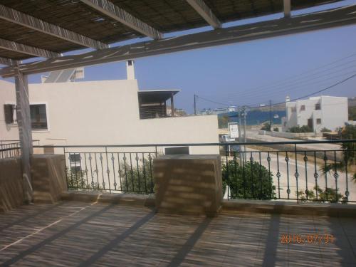 a view from the balcony of a building at Anastasia Apartments in Korissia