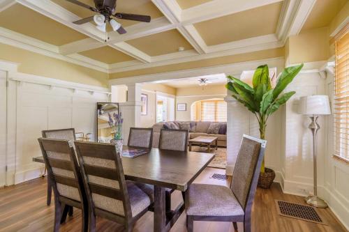 a dining room with a table and chairs at Stay Portland - Heart of Portland! Newly Remodeled, 99 Walk Score in Portland