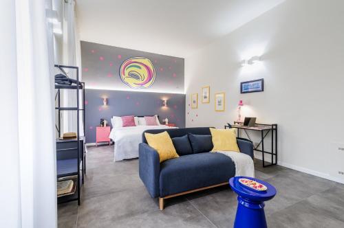 Posezení v ubytování Pallamaglio suites