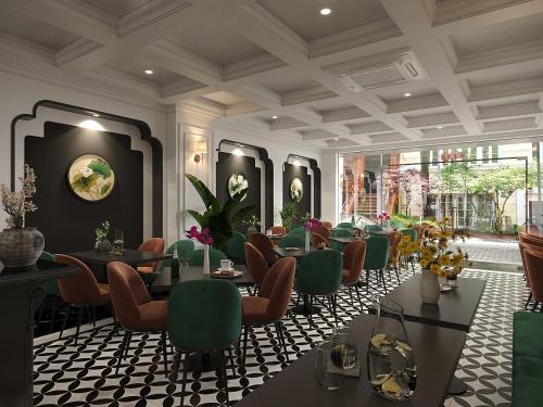 Χώρος καθιστικού στο The Dilly Hotel Saigon