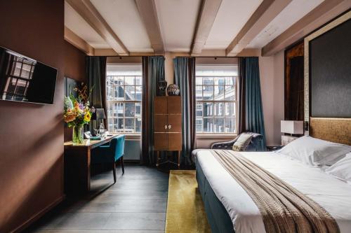 Postel nebo postele na pokoji v ubytování The Dylan Amsterdam - The Leading Hotels of the World