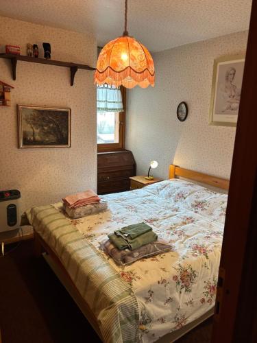 Ένα ή περισσότερα κρεβάτια σε δωμάτιο στο Campo Felice Appartamento